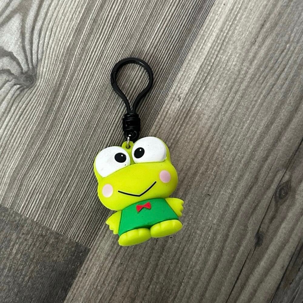 sanrio keroppi 3d rubber keychain